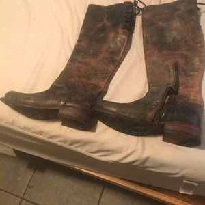 Bed Stu Manchester motorcycle boots
